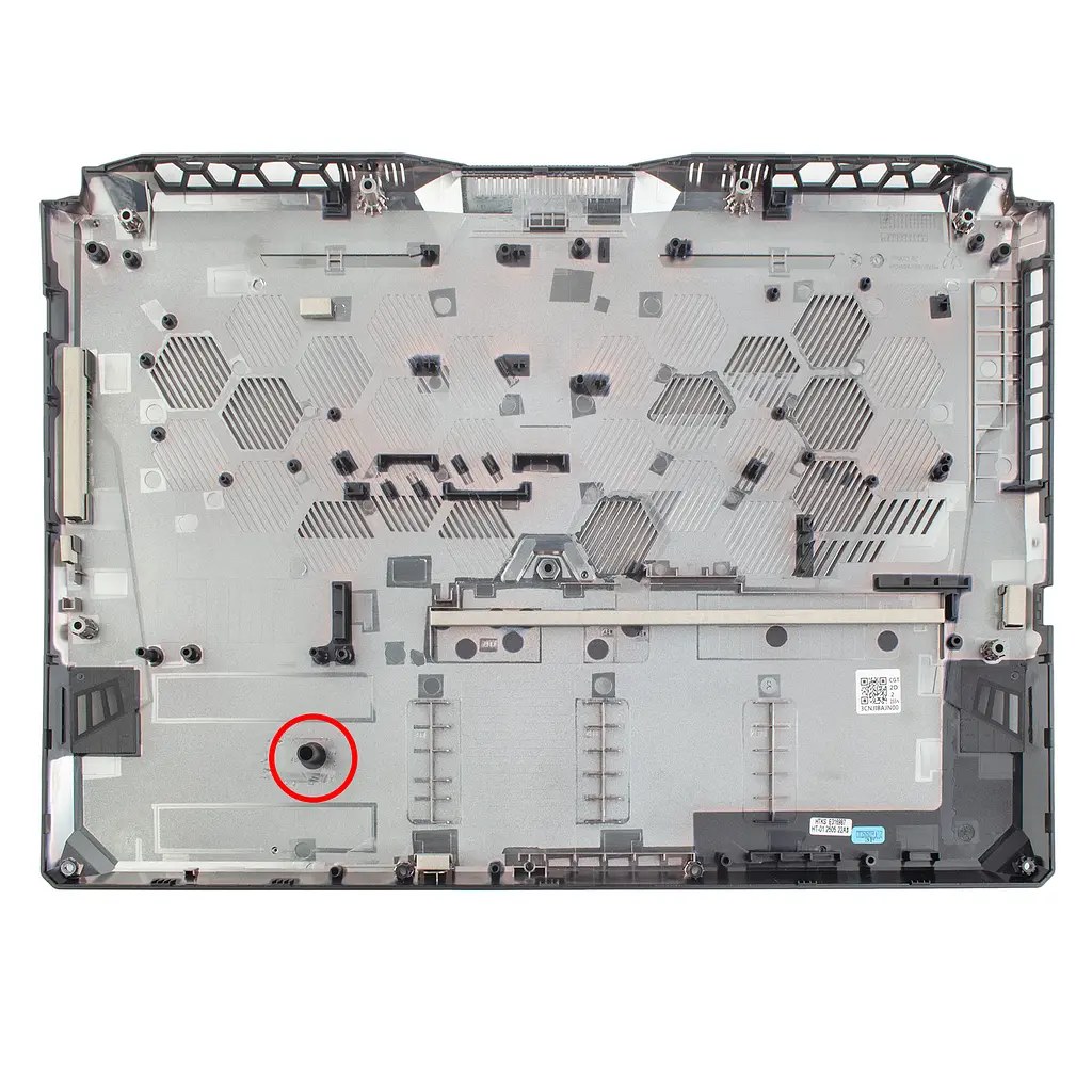Нижня кришка для Asus TUF Gaming FA506I FA506N FA506Q FX506H, (Black, піддон, 90NR06B6-R7D010, Original) - фото 2