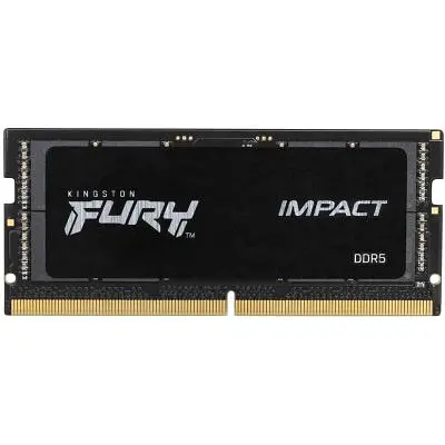 Модуль пам'яті для ноутбука SoDIMM DDR5 64GB (2x32GB) 4800 MHz FURY Impact Kingston Fury (ex.HyperX) (KF548S38IBK2-64) - фото 2