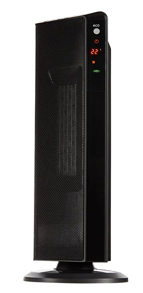 Керамічний обігрівач ECG KT 200 DT Black - фото 5