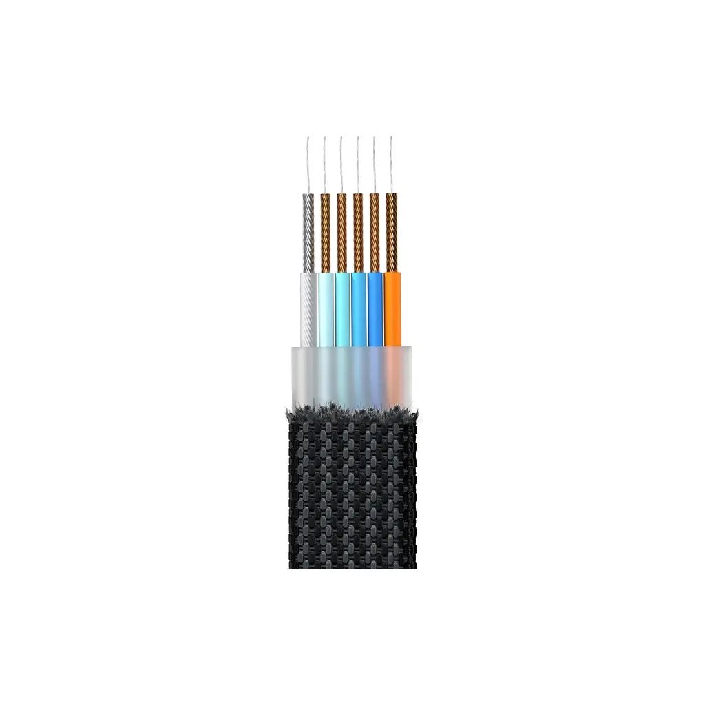 Дата кабель 6in1 inCharge X 0.14m 100W beige Rolling Square (X03WR) - фото 4