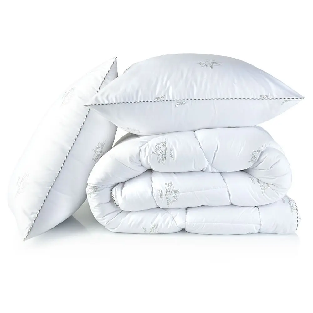 Набір Ideia Super Soft Classic: ковдра, 200х220 см + подушки 2 шт., 50х70 см, білий (8000035235) - фото 3