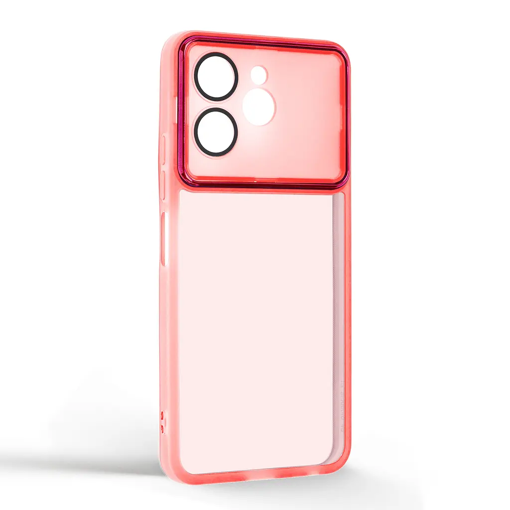 Защитный чехол для TECNO Spark 40 4G, Shade, розовый, TPU+PC, матовый, защита всего корпуса, панель-накладка, противоударный, с большими бортами, амортизирует удары при падениях, ArmorStandart (ARM87903) - фото 2