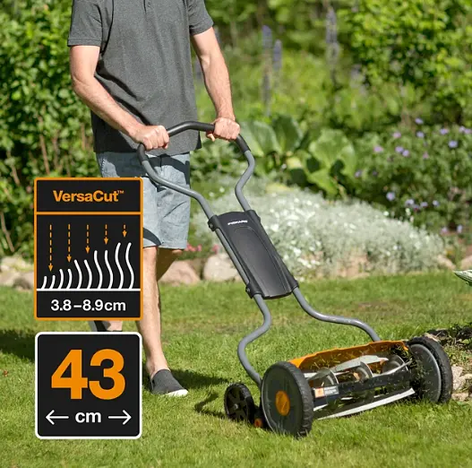 Механічна газонокосарка Fiskars StaySharp ™ Plus Reel Mower 113872 (1015649) - фото 5