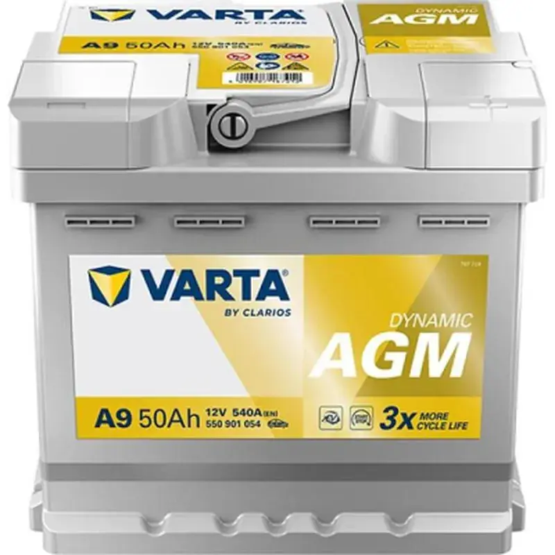 Акумулятор автомобільний Varta Silver Dynamic AGM 50Ah Ев (-/+) (550901054) - фото 2