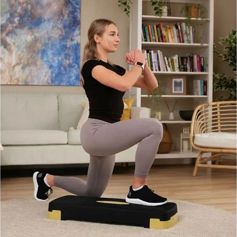 Степ платформа Hop-Sport HS-PP033AS чорно-золота - фото 7