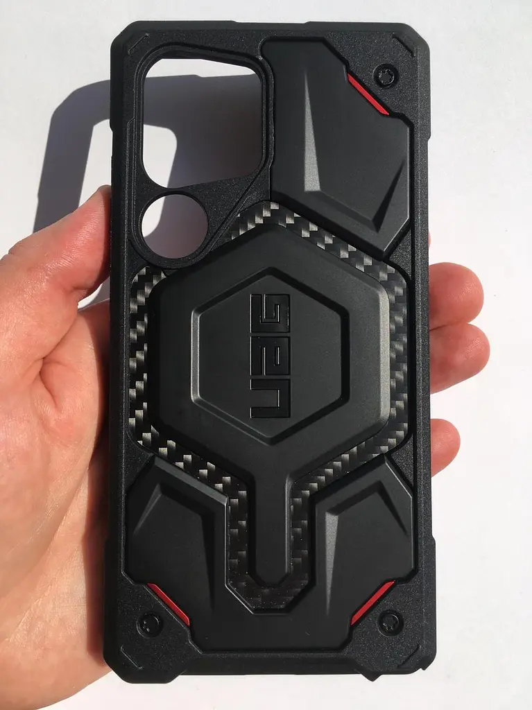 Чохол протиударний для Samsung Galaxy S25 Ultra (S938) UAG Monarch MagSafe Carbon Fiber 2144611F4242 - фото 5