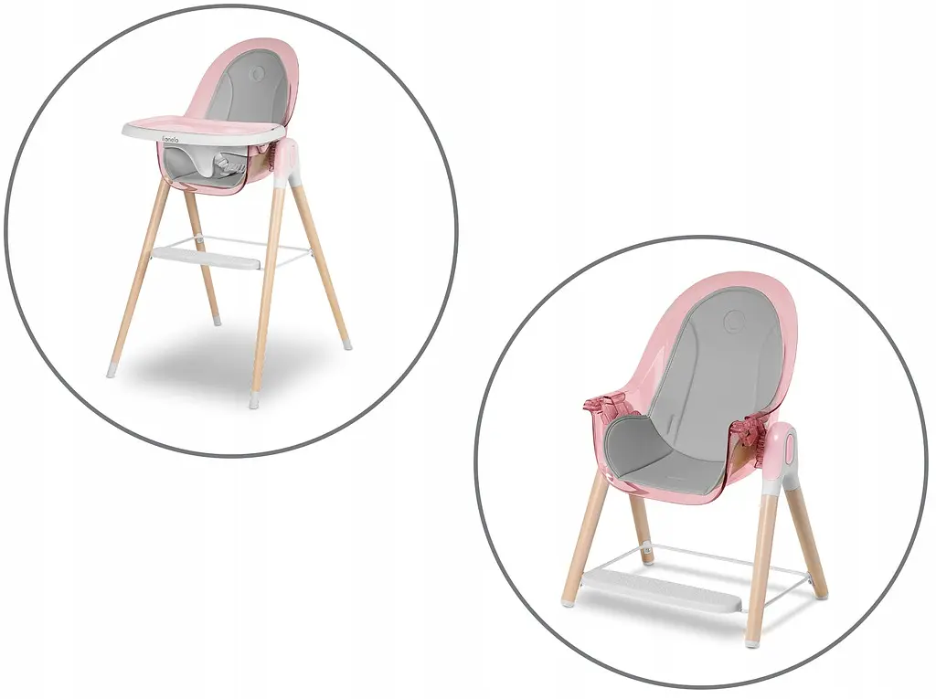 Стілець для годування 2в1 Lionelo Maya Pink - фото 6