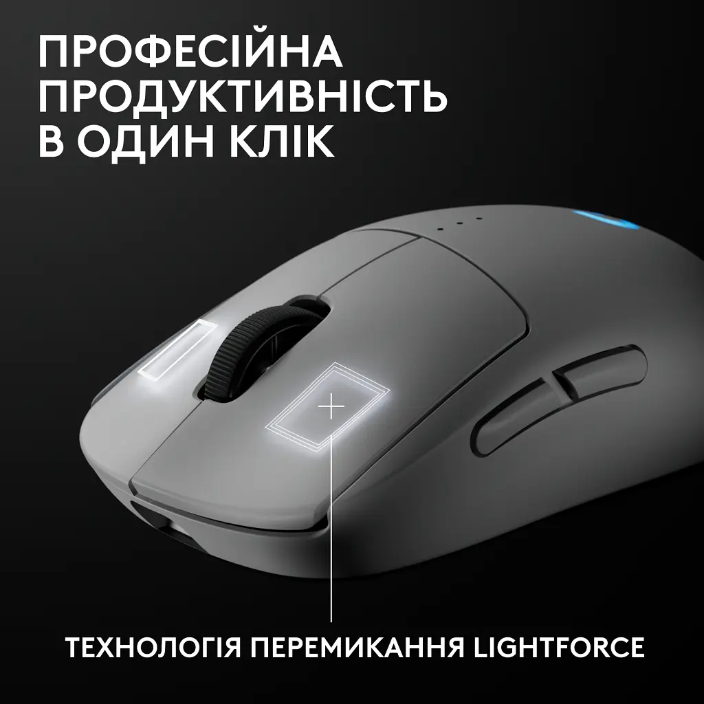 Мишка Logitech G Pro 2 Lightspeed Wireless White (910-007302) - фото 8