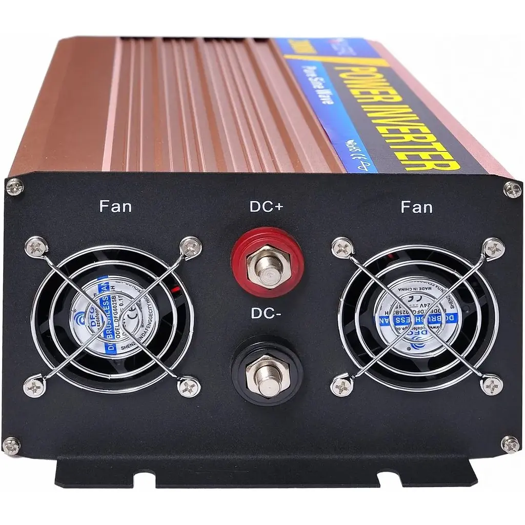 Автомобільний інвертор Pulsepad PSWCH-1000 12V 1000W Pure Sine Wave із функцією зарядки [111710] - фото 2