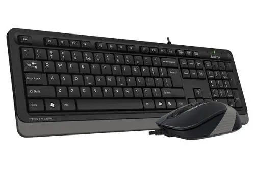 Комплект A4Tech Fstyler Sleek Multimedia Comfort F1010, Black/Grey, клавіатура+миша, USB - фото 3
