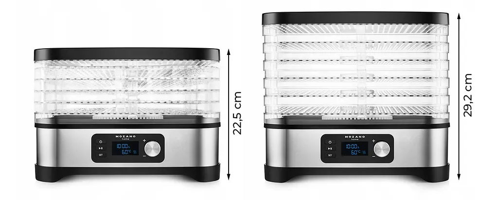 Сушарка для овочів фруктів ягід та снеків дегідратор Mozano PRO Food Dryer 450W - фото 7