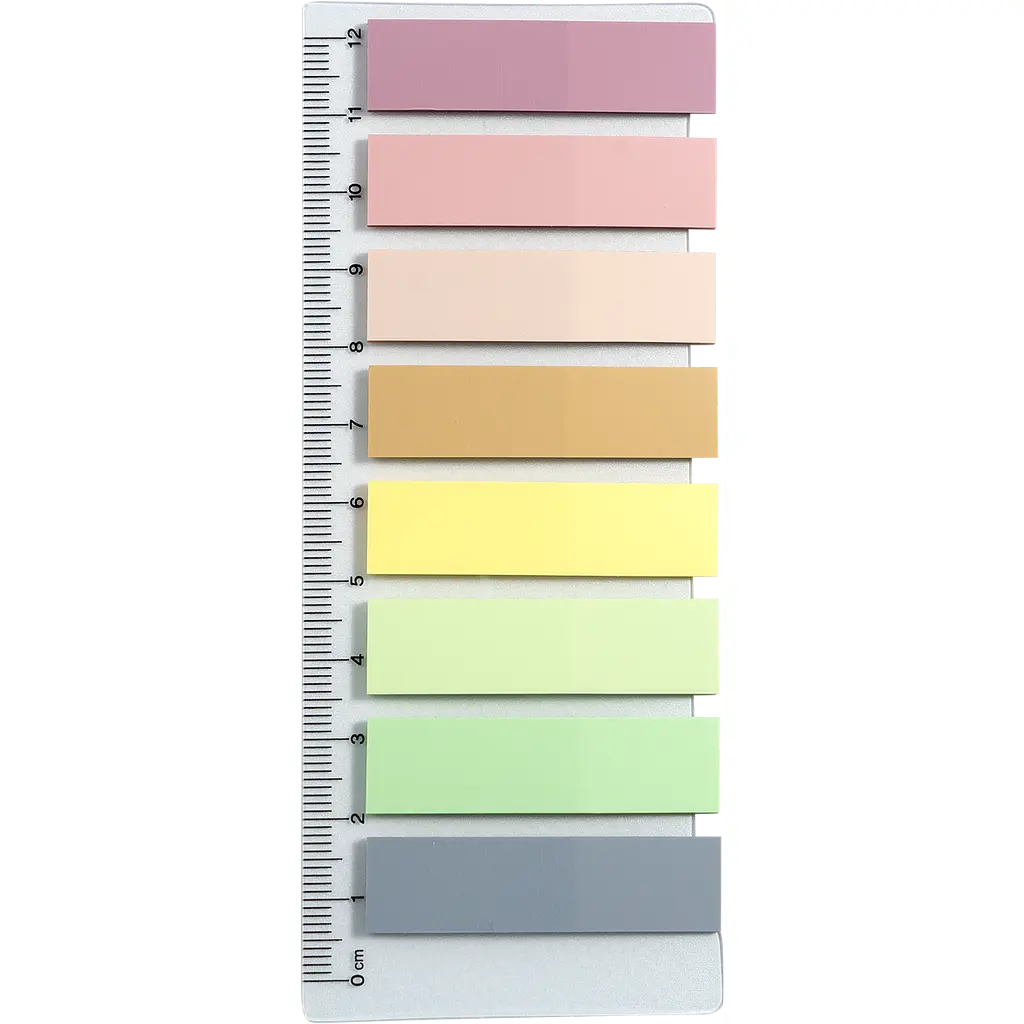 Закладки пластикові з клейким шаром Buromax Pastel 45x12 мм 200 шт. (BM.2307-99) - фото 2