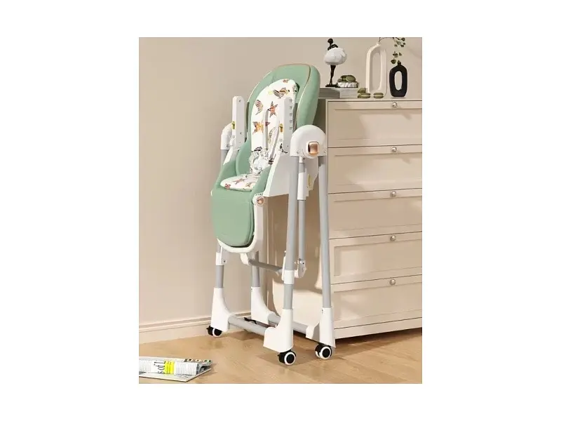 Стільчик-шезлонг для годування 2 в 1 Kidilo BabyChair Z901 Green - фото 5