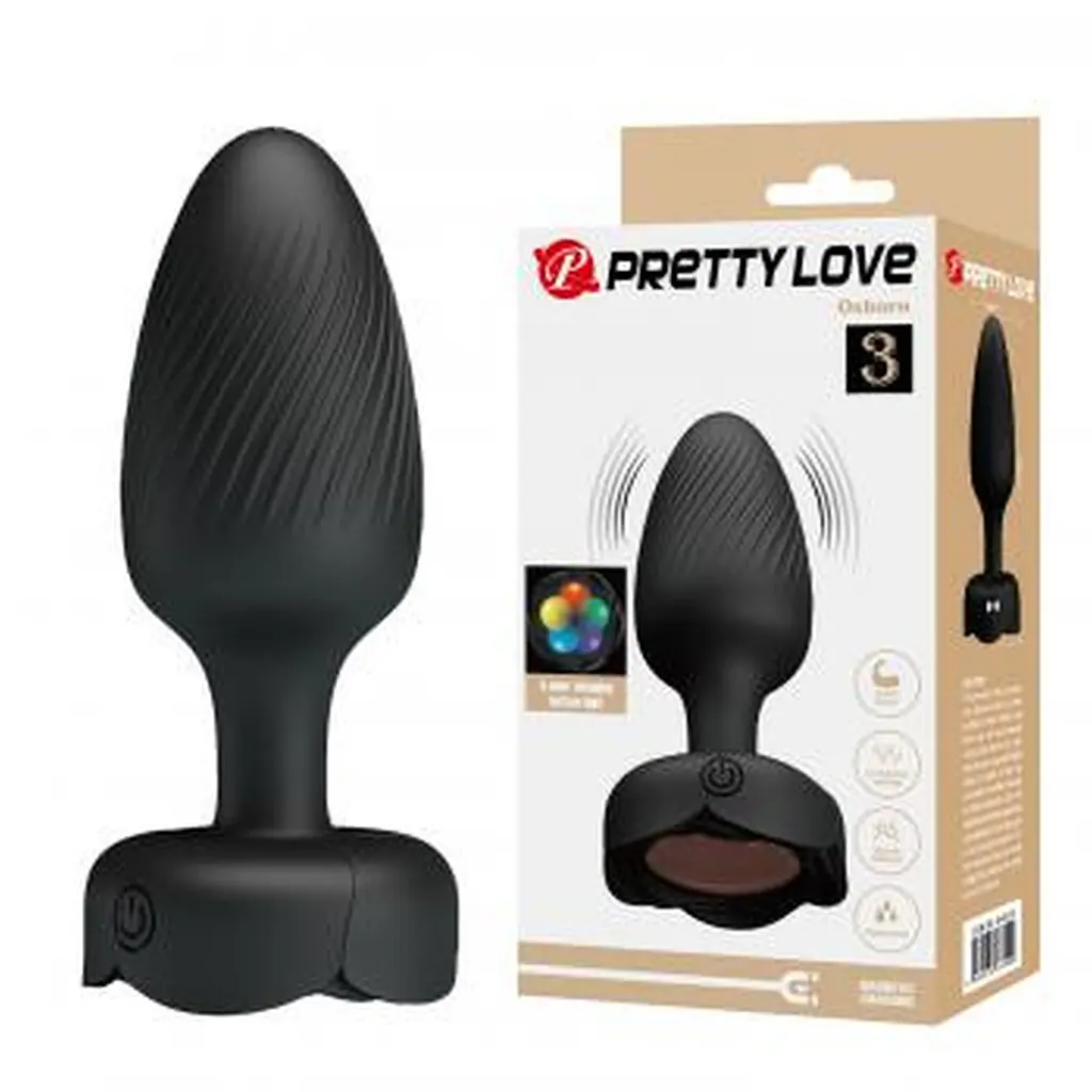 Анальна пробка з вібрацією PRETTY LOVE Osborn PRETTY LOVE BI-040183 101654