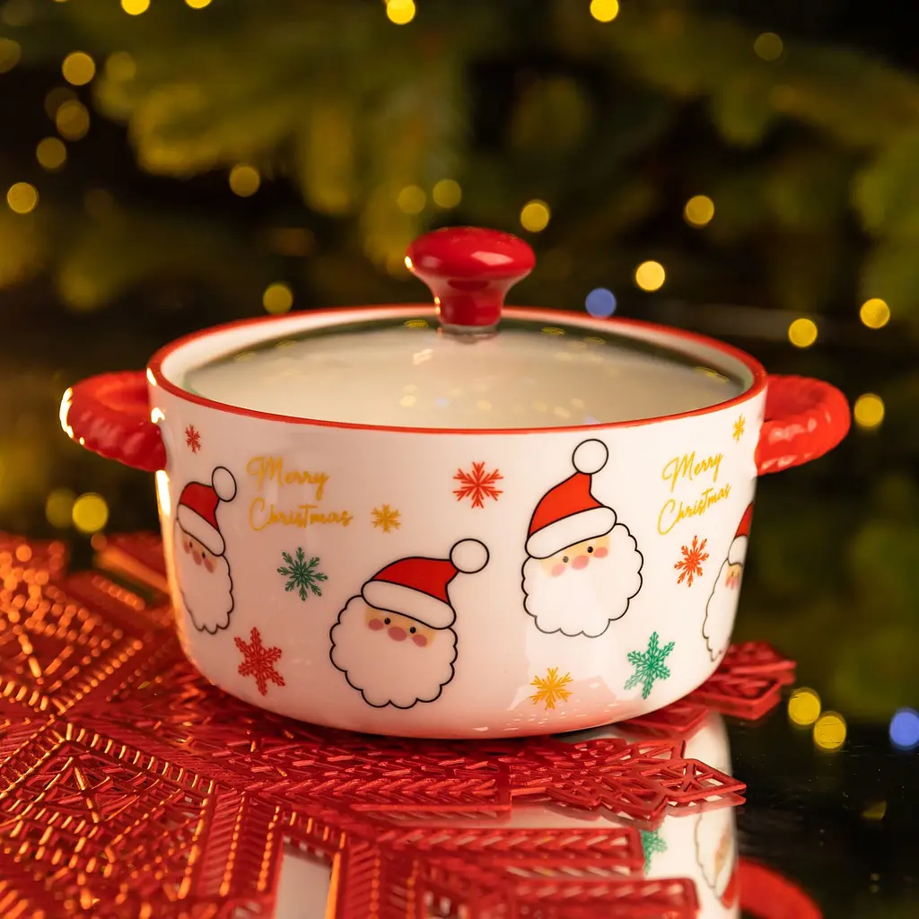 Миска для супа и лапши фарфоровая Santa 800 мл  FM-CS-9A - фото 3