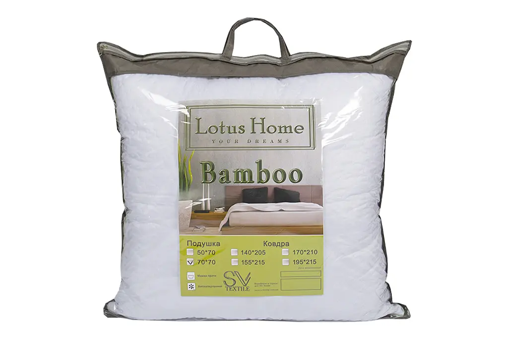 Подушка Lotus 70x70 - Bamboo - фото 5