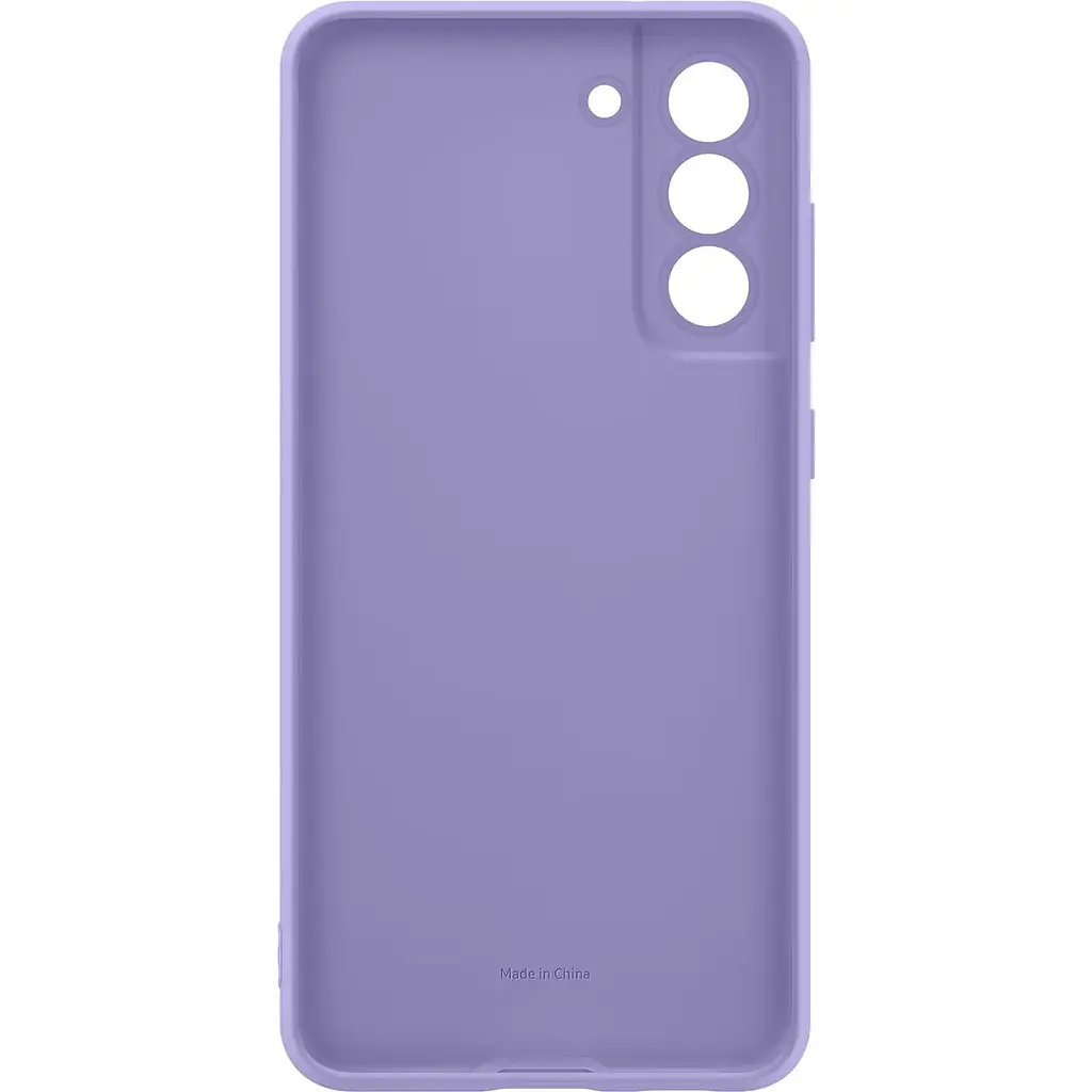 Оригінальний силіконовий чохол Silicone Cover для Samsung Galaxy S21 FE (G990) Lavender EF-PG990TVEGRU - фото 6