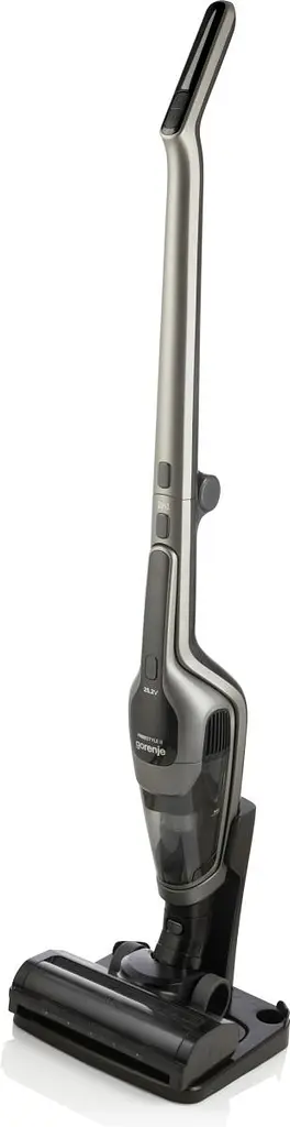 Gorenje Пилосос бездротовий, 165Вт, конт пилок -0.6л, автон. робота до 60хв, HEPA, 2 в 1, підсвічування, індикатор, щітка- електротурбо, сірий - фото 2