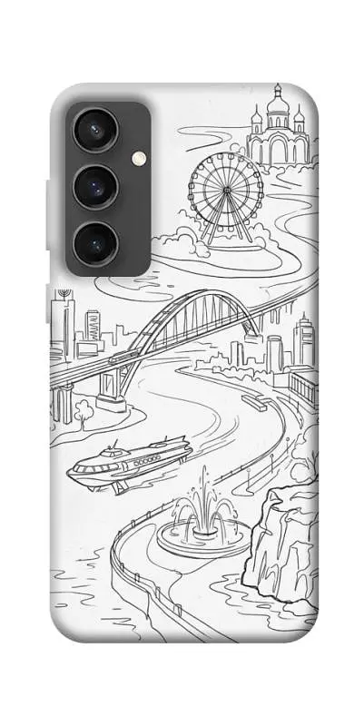 TPU чохол Demsky Dnipro spirit для Samsung Galaxy S24 FE