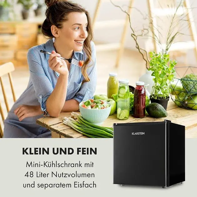Мини холодильник Klarstein Obsidian 46л (10045834) - фото 2