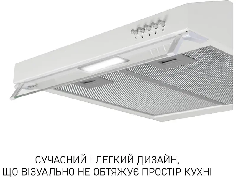 Витяжка пласка Minola HPL 622 WH - фото 2