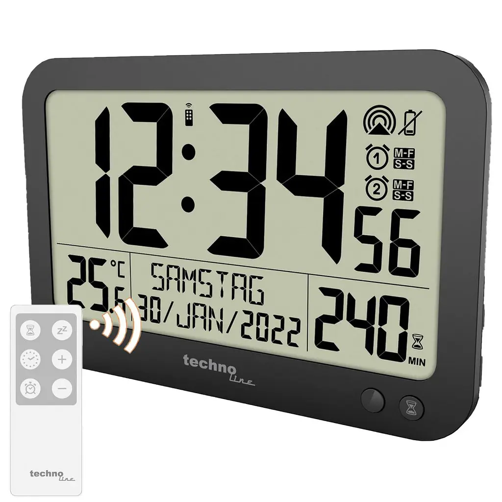 Годинник настінний Technoline WS8026 Black (WS8026) - фото 11
