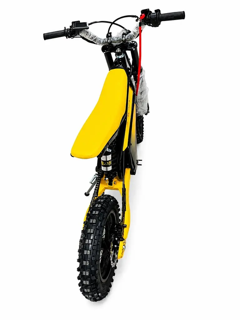 Електровелосипед Пітбайк Ендуро E-KAM-R3 (2000W, 52V, 30Ah) жовтий + шолом скутер - фото 3
