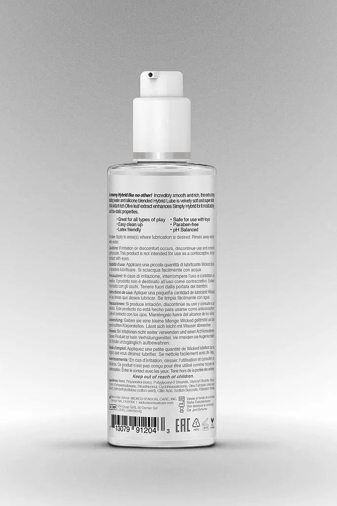 Лубрикант кремовий гібридний Wicked Simply Hybrid Sperm 120 ml - фото 4