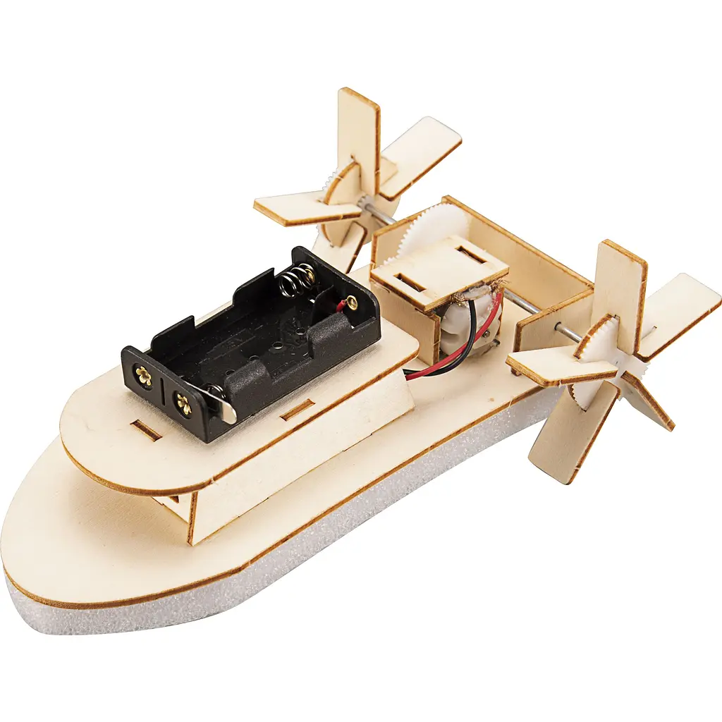 Конструктор Stem деревянный Колесный пароход (7078458) - фото 3