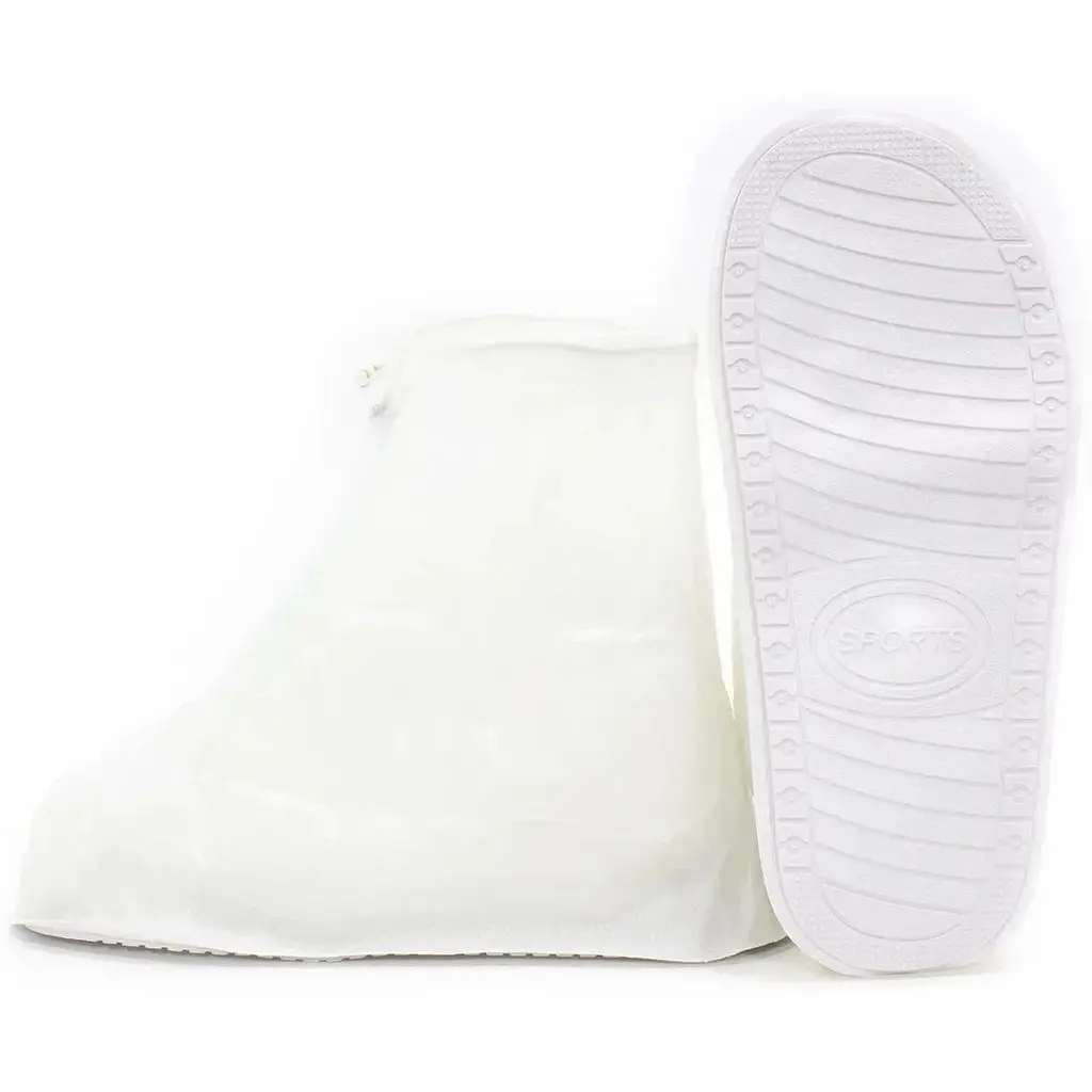 Бахіли на взуття Lesko від води та бруду ПВХ SB-101 XL (41-42) White (15042) - фото 2