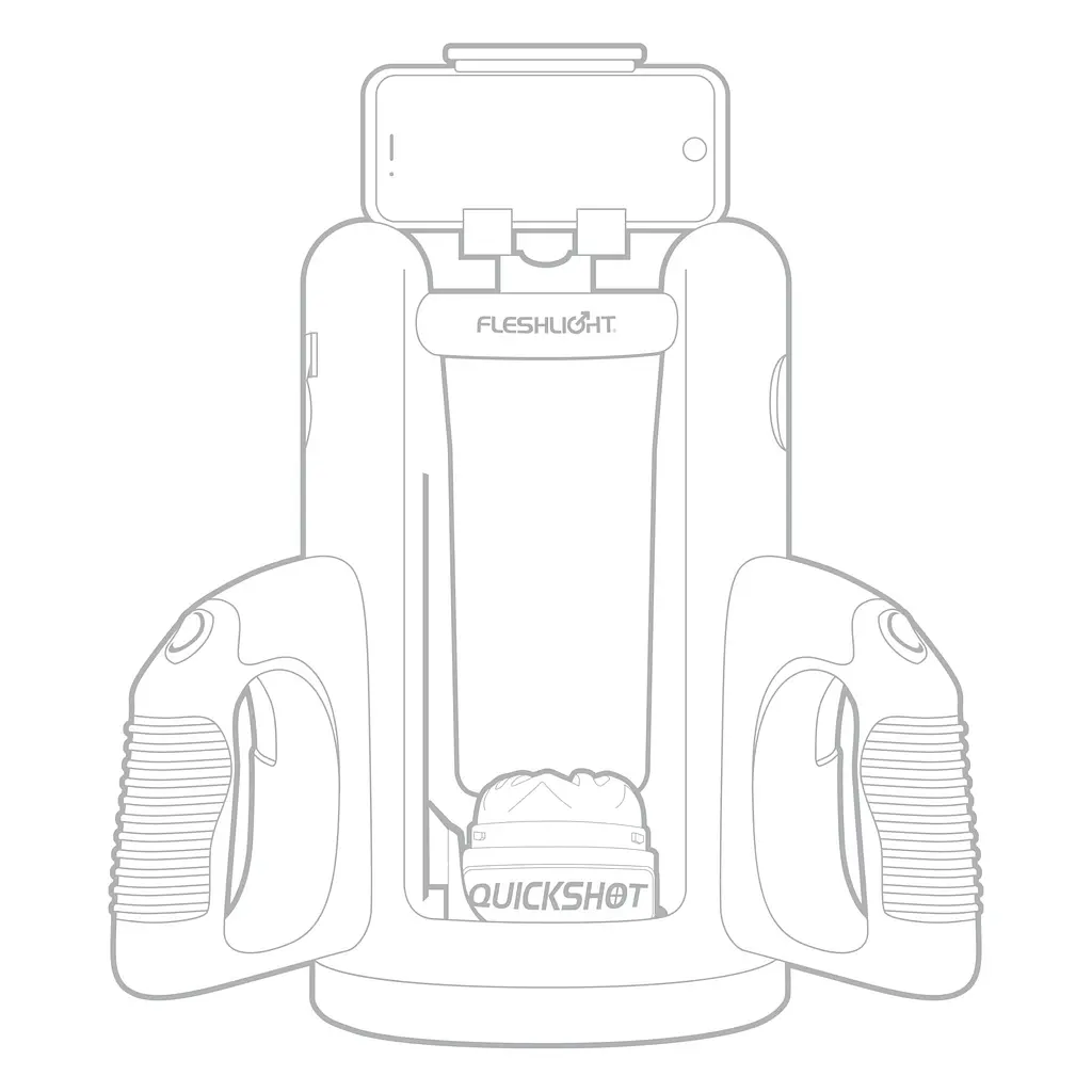 Автоматична секс-машина для чоловіків Fleshlight Quickshot Launch V2, оновлена модель - фото 3