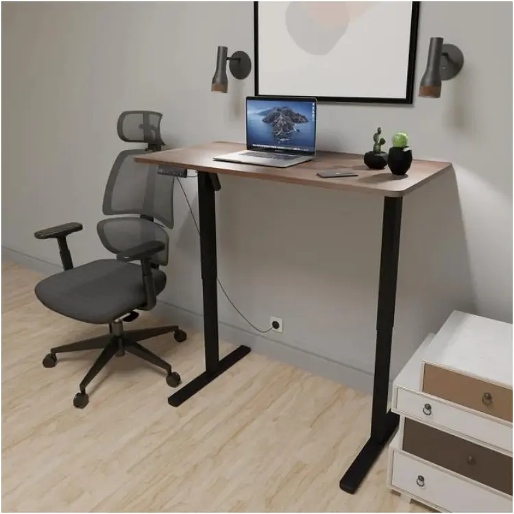 Стіл Mealux PowerDesk Lite XL Walnut (EVO-202 Lite Walnut/B) - фото 3