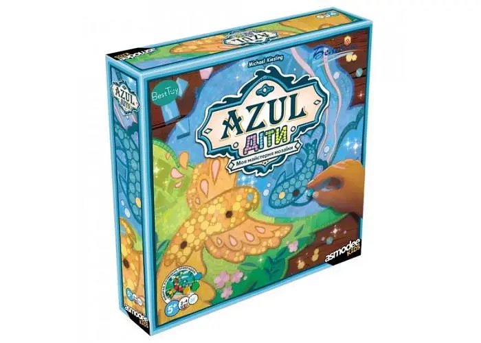 Настільна гра Asmodee Азул. Діти (Azul Kids) (укр.) ( SCOAZK0101UA)