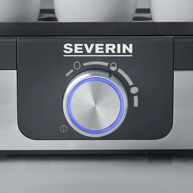 Яйцеварка Severin 270 Вт на 3 яйця сіро-чорна (EK3163) - фото 4