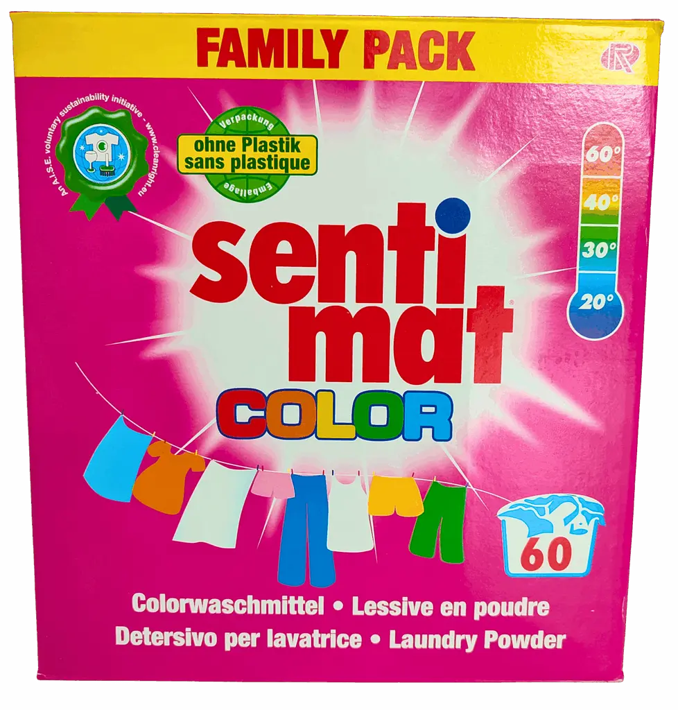 Пральний порошок засіб для прання Sentimat Color 3.3кг 60 прань - фото 2