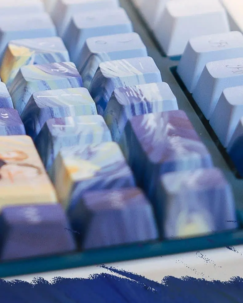Набор клавиш Varmilo 130Keys Van Gogh Cherry Profile Keycap Set (130K-110FA-R-V) - фото 4