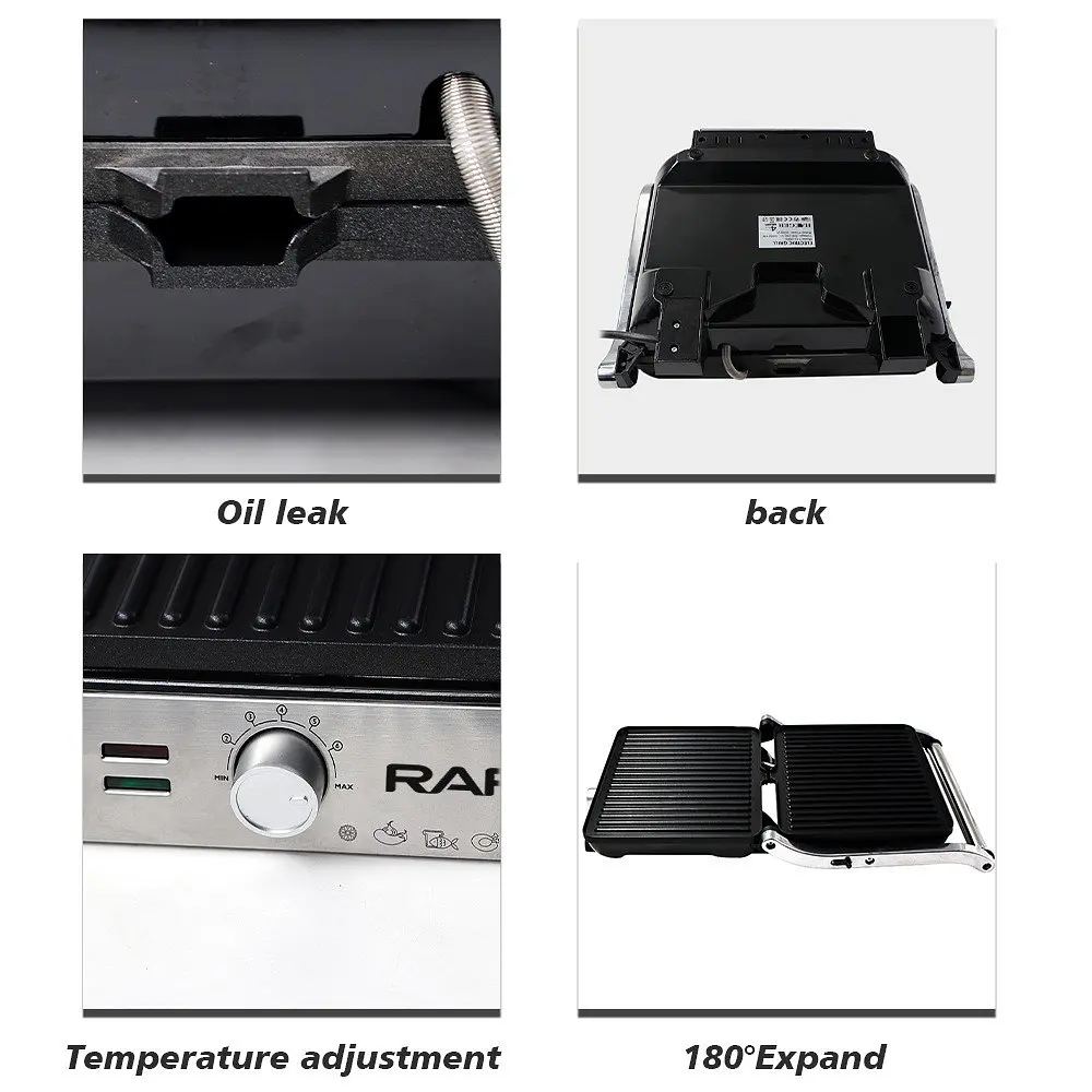 Электрогриль RAF R-2683 с антипригарным покрытием (41062-R 2683_1256) - фото 13