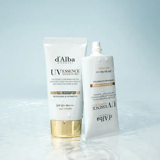 Суперзволожувальний сонцезахисний крем D'Alba Super Moisture Essence Sun Cream з SPF 50+ PA++++ 50 мл - фото 4