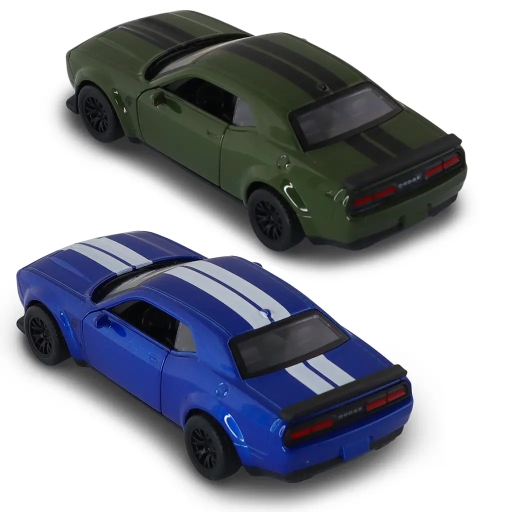 Автомодель TechnoDrive Dodge Challenger SRT Jailbreak 2022 синій зелений (250949) - фото 4
