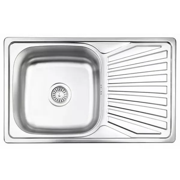 Кухонна мийка 780x480x180 мм + сифон Wezer 7848(08) Deсor, Decor