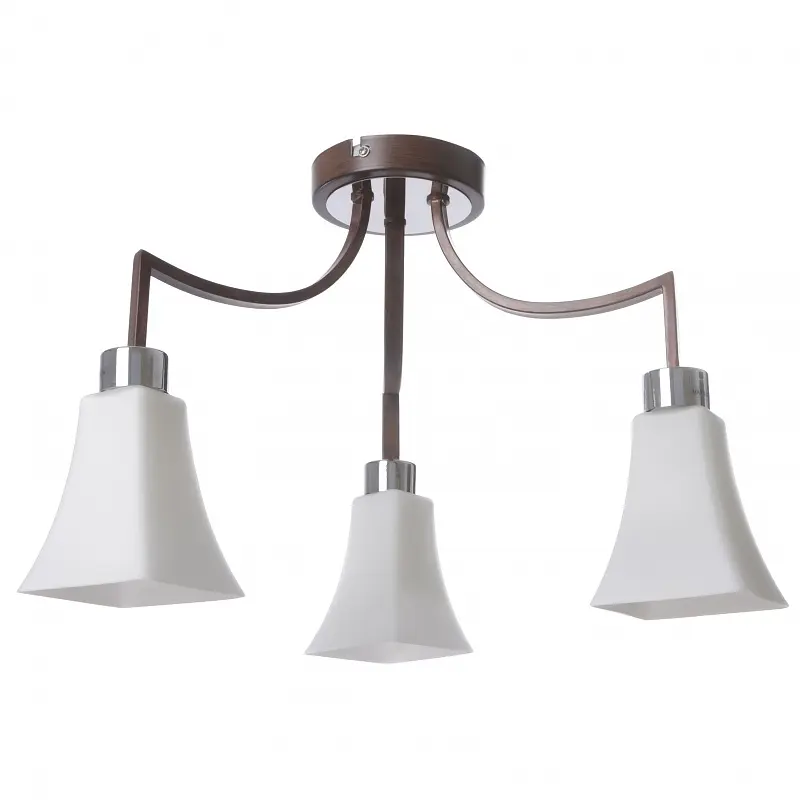 Люстра потолочная Brille для кухни E14 40W BR (LK-284C/3) - фото 2