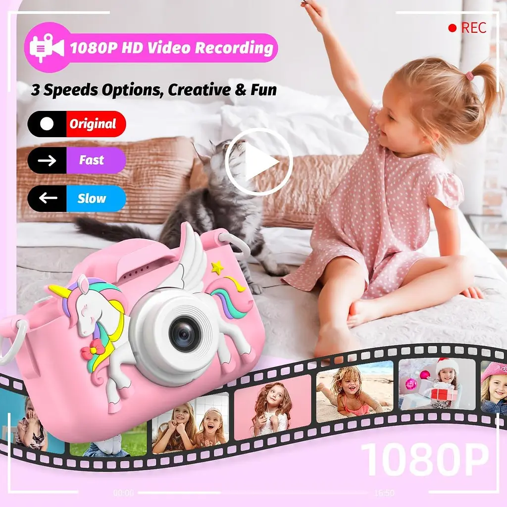 Дитяча камера Masterbee HD 1080P для фото та відео - фото 3