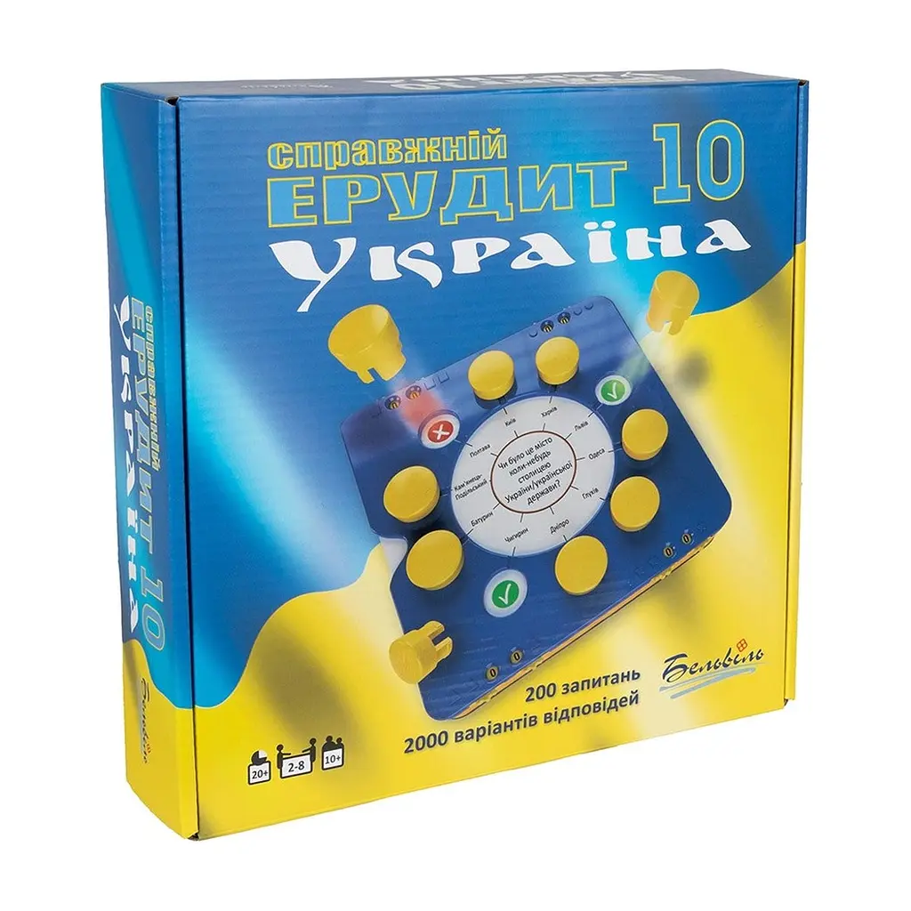 Настільна гра Бельвіль Mindtwister Справжній ЕРУДИТ 10 Україна (41501265-UK)