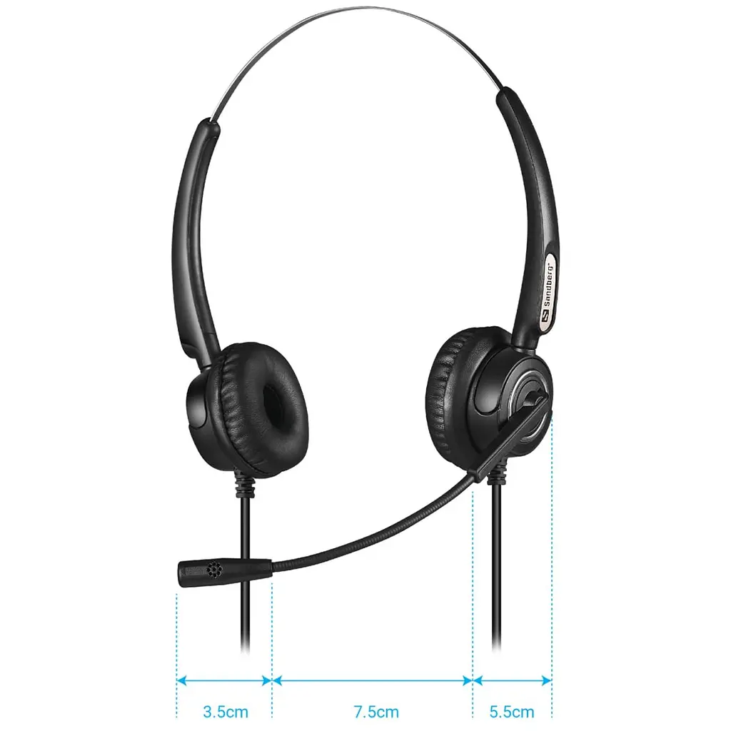 Гарнітура Sandberg Office Headset Pro Stereo USB Black (126-13) - фото 4