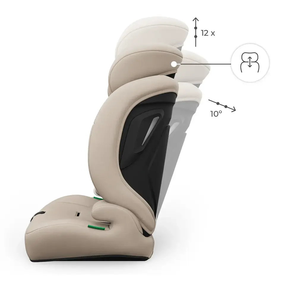 Автокрісло Kinderkraft Comfort Up 2 Plus i-Size Beige (KCCOUP02BEGPL00) - фото 5