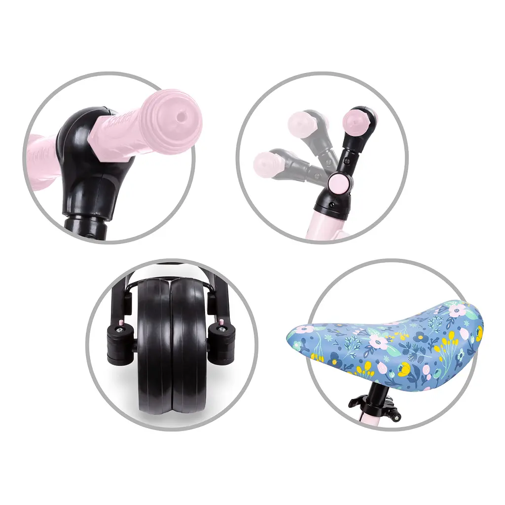 Біговел велосипед Kidwell 3 в 1 Pico Flower - фото 5