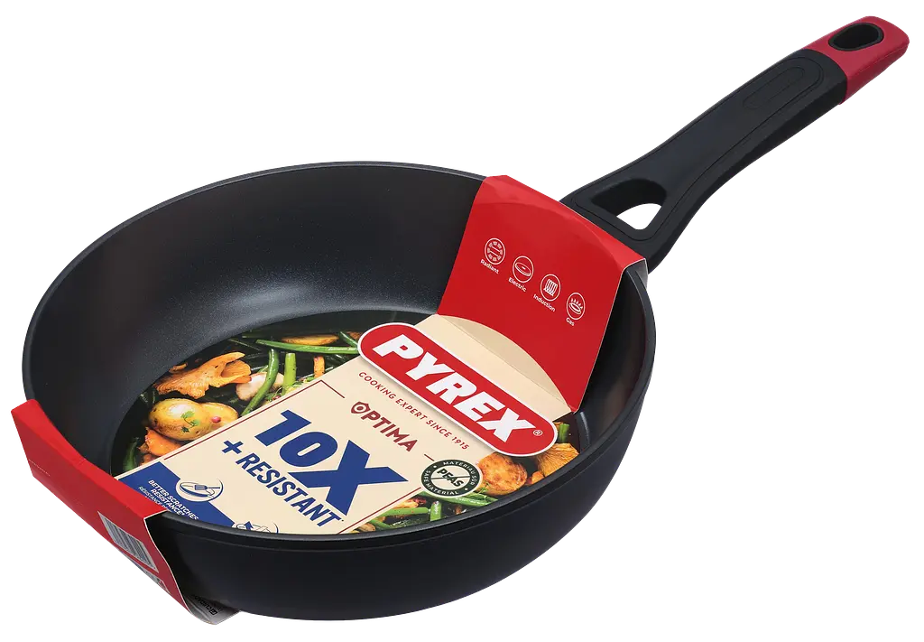 Сковорода Pyrex Optima 26 см глибока kuh0016665 - фото 2