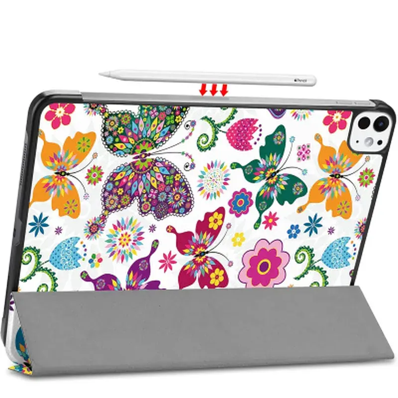 Чохол до планшета BeCover Smart Case Apple iPad Pro 11" M5 2025 Butterfly (715972) - фото 5