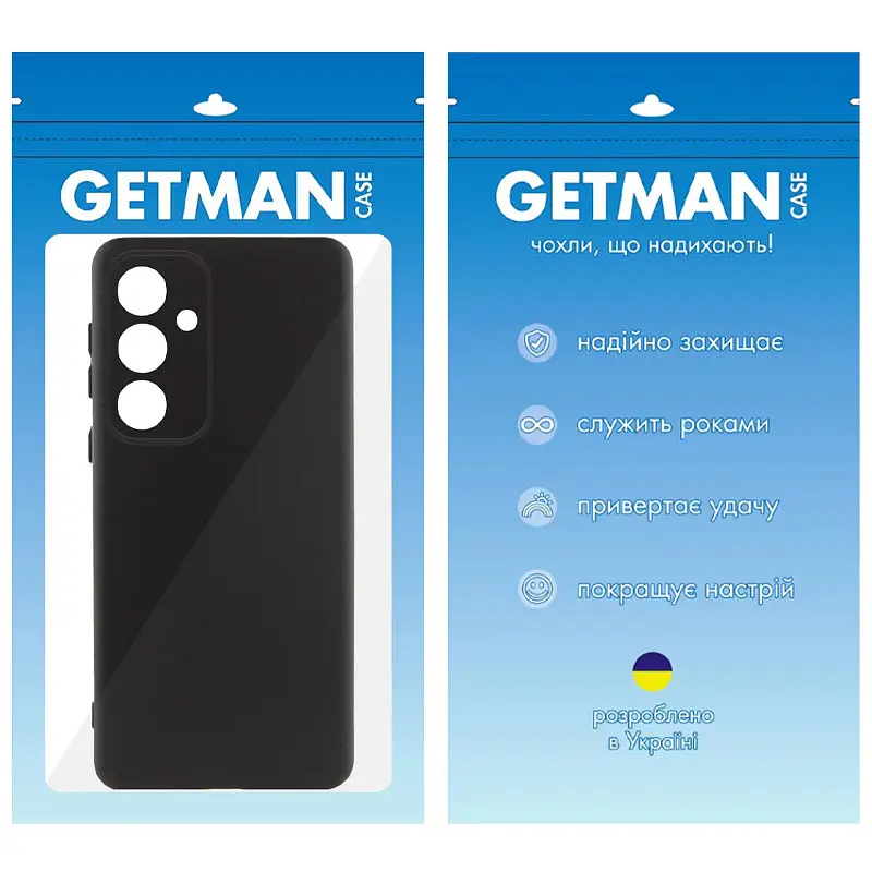 Чохол TPU Getman Liquid Silk Full Camera для Samsung Galaxy S23 FE Чорний / Black - фото 4