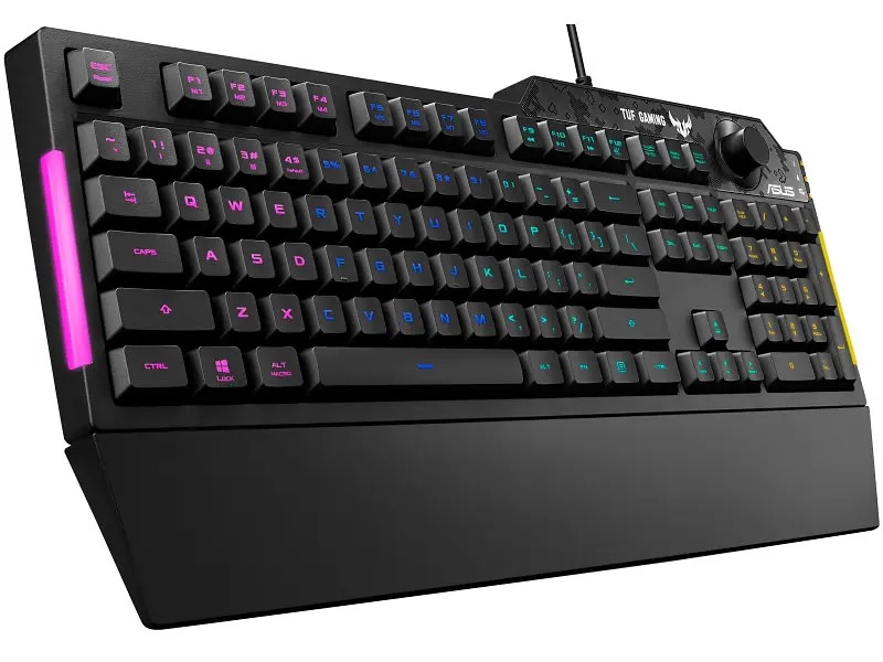 Клавіатура Asus TUF Gaming RGB Black (90MP01X0-BKMA00) - фото 3